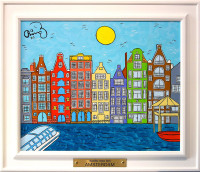 František R. Čech - Amsterdam - originál 